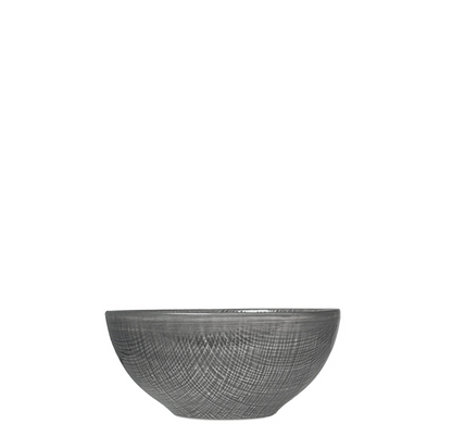 Nova Stitch Grey Rice Bowl 16cm (Set of 6)