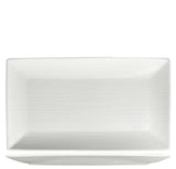 Nova Stitch White Rectangular Plate 34x19cm (Set of 3)