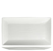 Nova Stitch White Rectangular Plate 34cm × 19cm (Set of 3)