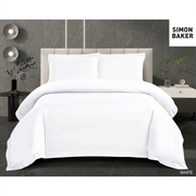 Simon Baker - TENCEL™ Lyocell 300TC Duvet Cover - White
