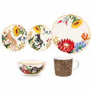 Jenna Clifford - Wild Bloom Dinnerware Set 16 PC
