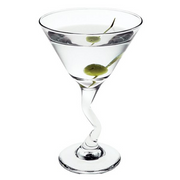 INDO Martini Glass 230ml ZIG ZAG (Case pack of 24)
