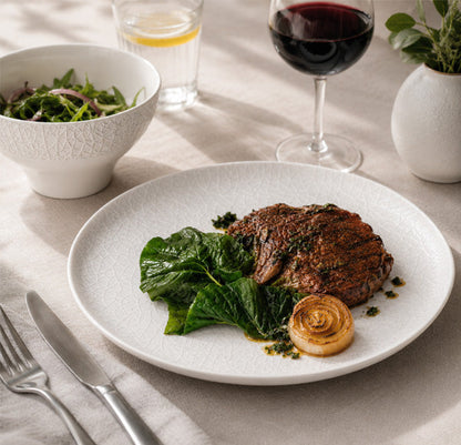 Ariane Crackle tableware lifestyle setting