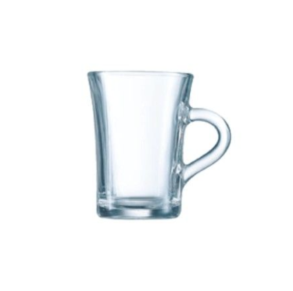 Clear Glass Mug | ARC Tea Mug 230ml Tempered (Set of 6)