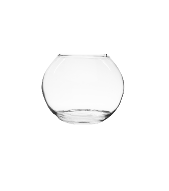 FISHBOWL- Rolled Rim - 7.7cm(H) x 6.6cm(W) (250ml) (Set of 6)