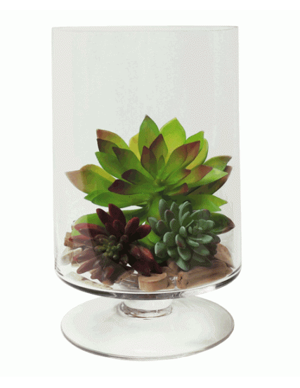 Footed CYLINDER Vase 34cm(H) x 20cm(W)