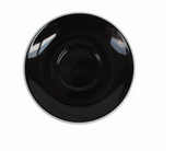 NOVA Style Black Saucer 15cm - for 300ml Cup (Set of 6)