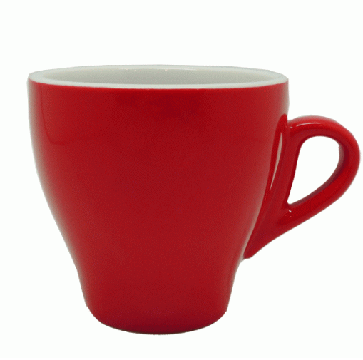 NOVA STYLE Red Cappuccino Cup 260 ml (Set of 6)