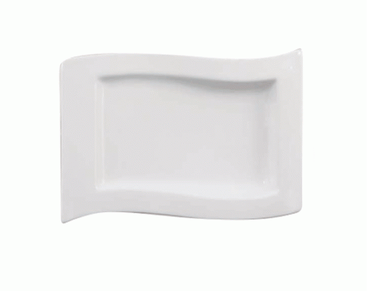 Nova Style Wave Rim Plate 33 x 22 cm (Set of 6)