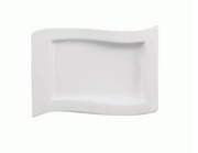 Nova Style Wave Rim Plate 33cm × 22cm (Set of 6)