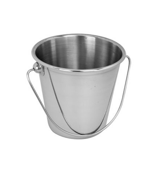 Pail Mini Bucket S/Steel 10.5x10cm