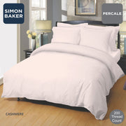 Simon Baker | 200 Thread Count Poly 50/Cotton 50 Percale - Cashmere Pillowcase
