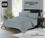 Simon Baker | 300TC 100% Egyptian Cotton Flat Sheet XL Marine