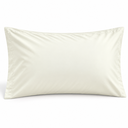 Simon Baker 300TC 100% Egyptian cotton plain king (pair) pillowcase in Cream, 50cm x 90cm