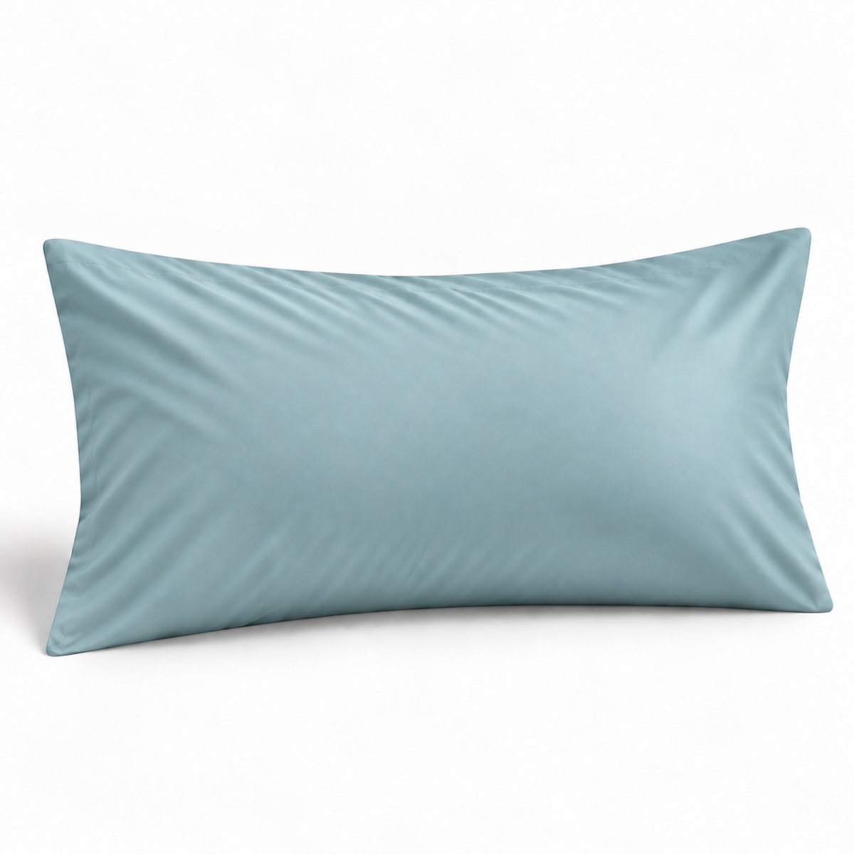 Simon Baker 300TC 100% Egyptian cotton plain standard (pair) pillowcase in Duck Egg, 45cm x 70cm