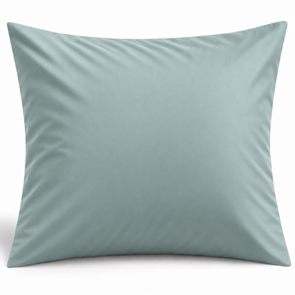 Simon Baker 300TC 100% Egyptian cotton plain continental (1 piece) pillowcase in Duck Egg, 80cm x 80cm