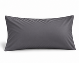 Simon Baker 300TC 100% Egyptian cotton plain standard (pair) pillowcase in Grey, 45cm x 70cm
