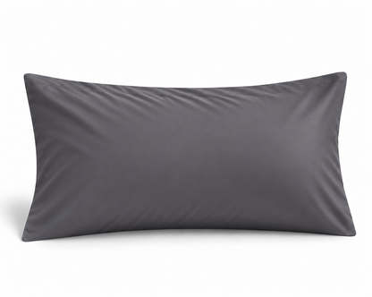 Simon Baker 300TC 100% Egyptian cotton plain standard (pair) pillowcase in Grey, 45cm x 70cm