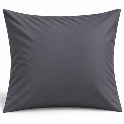 Simon Baker 300TC 100% Egyptian cotton plain continental (1 piece) pillowcase in Grey, 80cm x 80cm