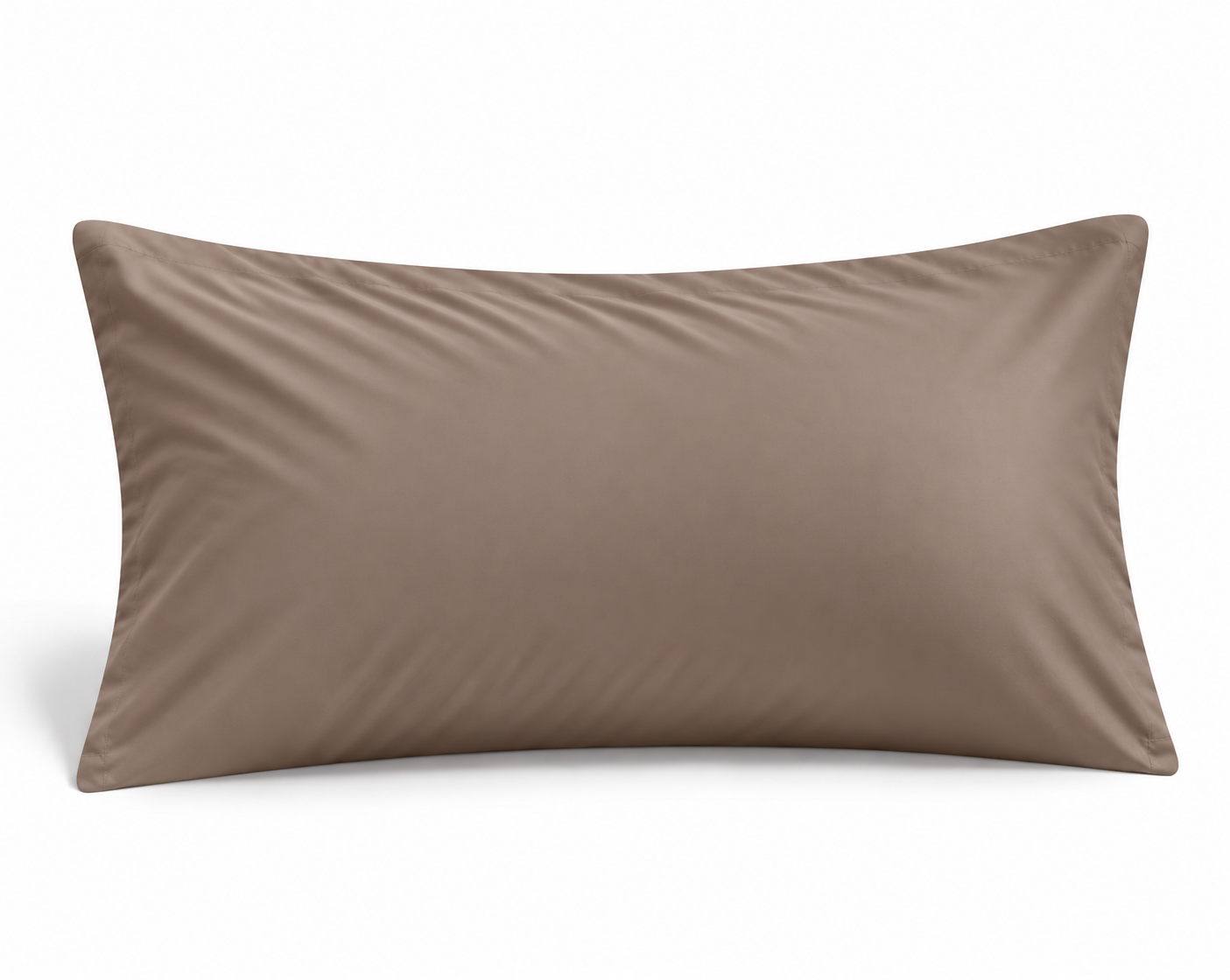 Simon Baker 300TC 100% Egyptian cotton plain standard (pair) pillowcase in Mocha, 45cm x 70cm