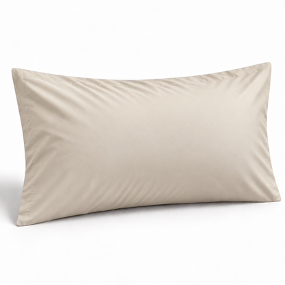 Simon Baker 300TC 100% Egyptian cotton plain king (pair) pillowcase in Natural, 50cm x 90cm