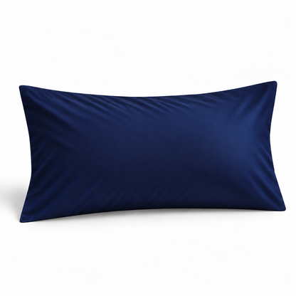 Simon Baker 300TC 100% Egyptian cotton plain standard (pair) pillowcase in Navy, 45cm x 70cm