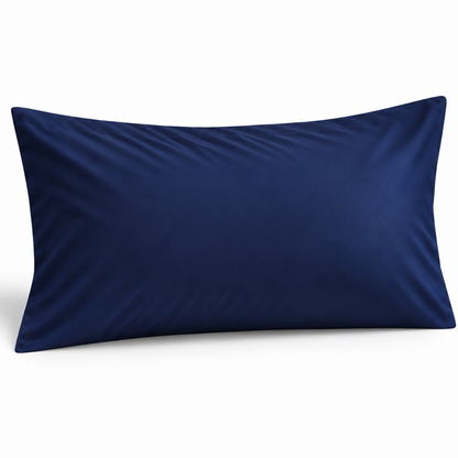 Simon Baker 300TC 100% Egyptian cotton plain king (pair) pillowcase in Navy, 50cm x 90cm