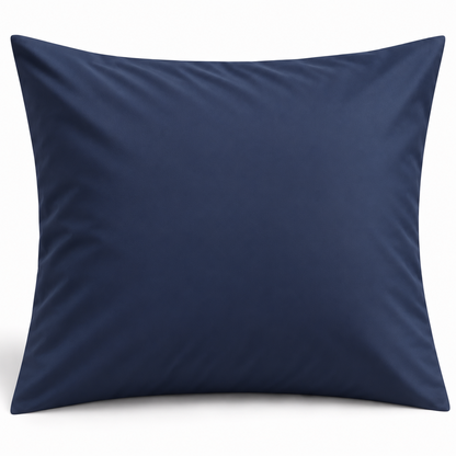 Simon Baker 300TC 100% Egyptian cotton plain continental (1 piece) pillowcase in Navy, 80cm x 80cm