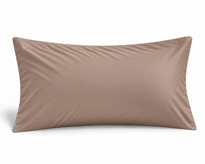 Simon Baker 300TC 100% Egyptian cotton plain standard (pair) pillowcase in Stone, 45cm x 70cm