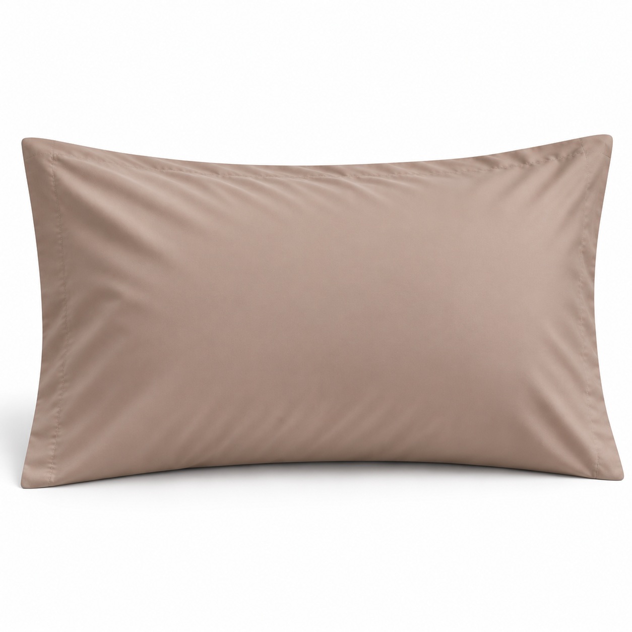 Simon Baker 300TC 100% Egyptian cotton plain king (pair) pillowcase in Stone, 50cm x 90cm