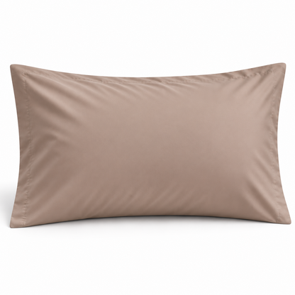Simon Baker 300TC 100% Egyptian cotton plain king (pair) pillowcase in Stone, 50cm x 90cm