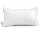 Simon Baker 300TC 100% Egyptian cotton plain standard (pair) pillowcase in White, 45cm x 70cm