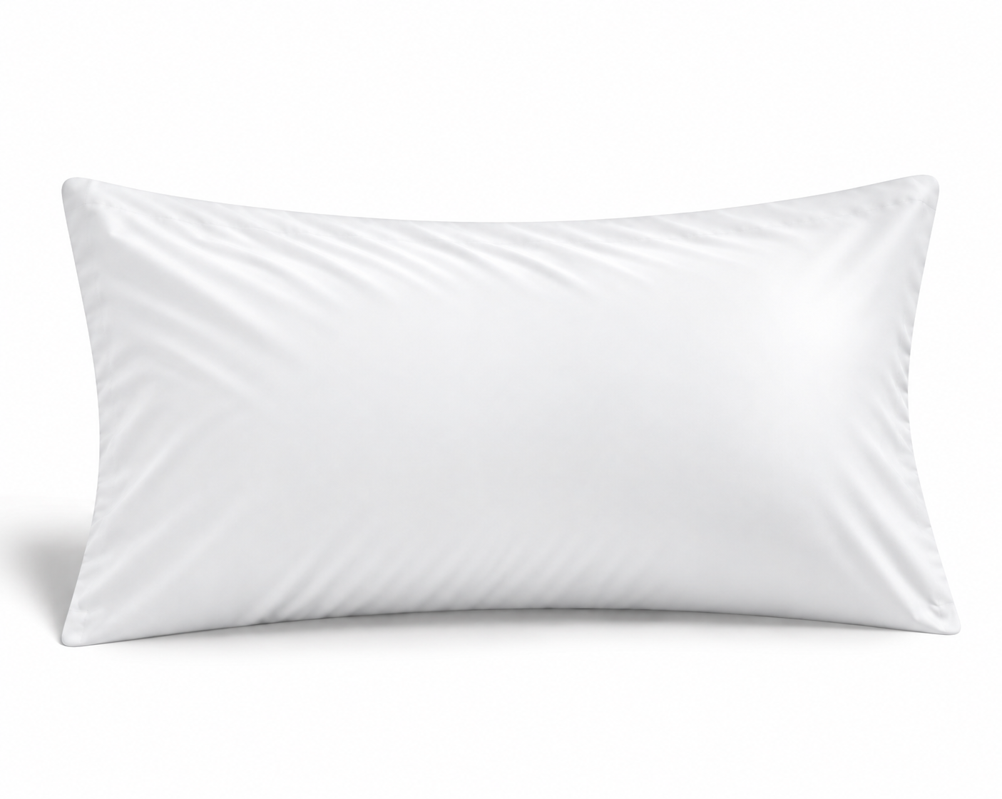 Simon Baker 300TC 100% Egyptian cotton plain standard (pair) pillowcase in White, 45cm x 70cm