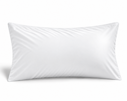 Simon Baker 300TC 100% Egyptian cotton plain standard (pair) pillowcase in White, 45cm x 70cm