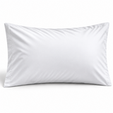 Simon Baker 300TC 100% Egyptian cotton plain king (pair) pillowcase in White, 50cm x 90cm