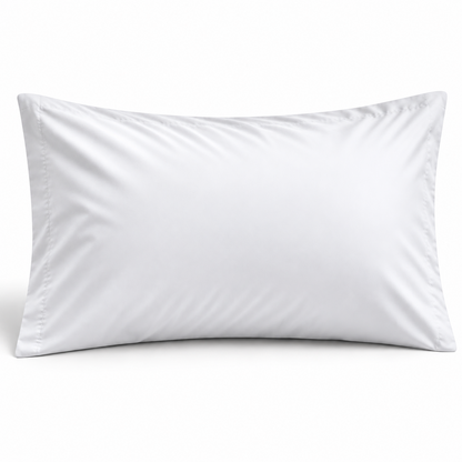 Simon Baker 300TC 100% Egyptian cotton plain king (pair) pillowcase in White, 50cm x 90cm