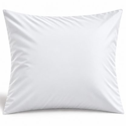 Simon Baker 300TC 100% Egyptian cotton plain continental (1 piece) pillowcase in White, 80cm x 80cm