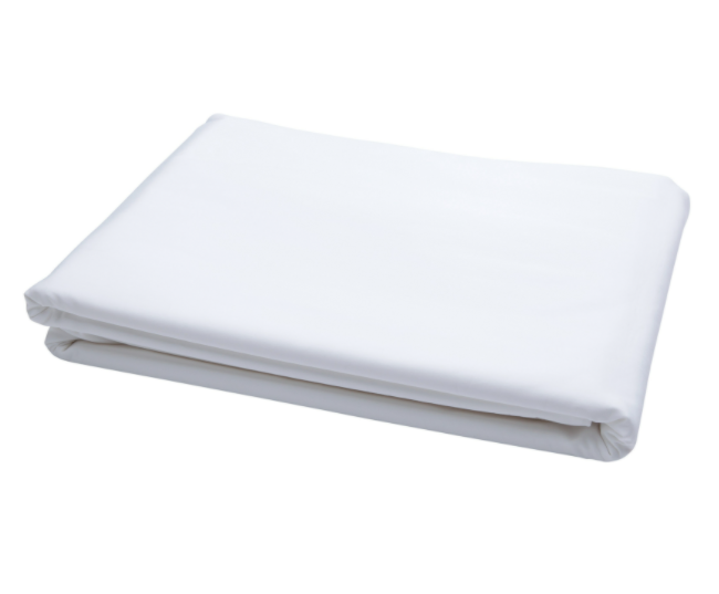 Simon Baker | Cotton Percale 200 TC White Flat Sheet XL