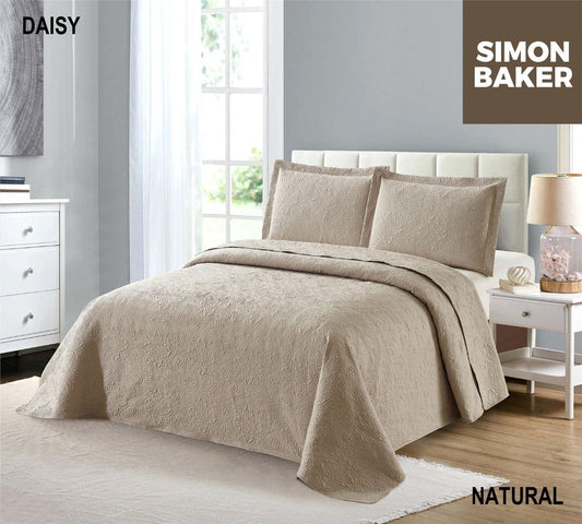 Simon Baker | Daisy Bedspread Natural