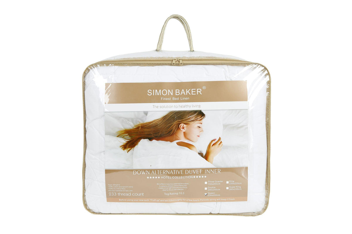 Simon Baker | Down Alternative Duvet Inner - Three Quarter