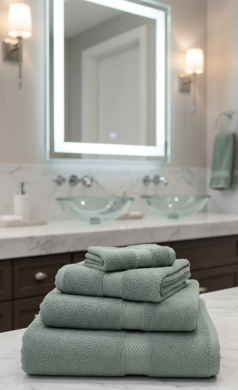 Simon Baker - Hotel Collection 100% Cotton Hand Towels (Various Colours) - 50cm x 90cm