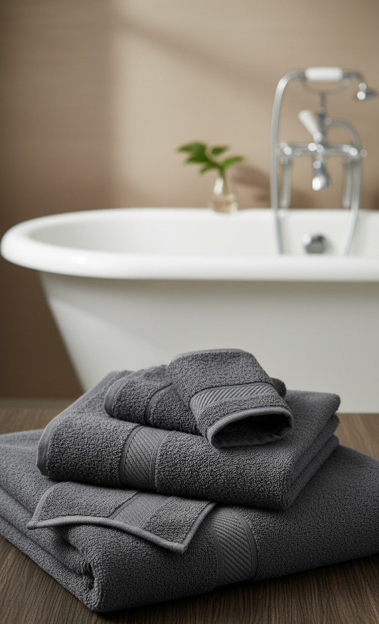 Simon Baker - Hotel Collection 100% Cotton Hand Towels (Various Colours) - 50cm x 90cm