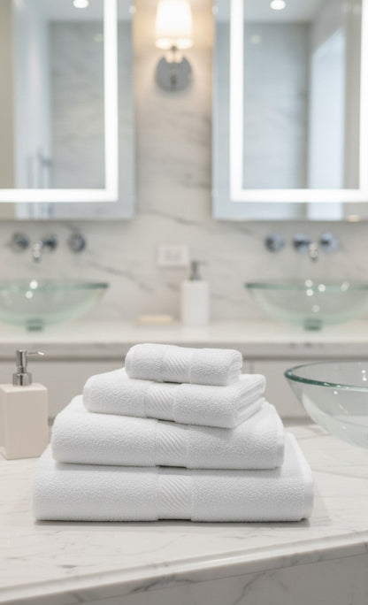 Simon Baker - Hotel Collection 100% Cotton Hand Towels (Various Colours) - 50cm x 90cm