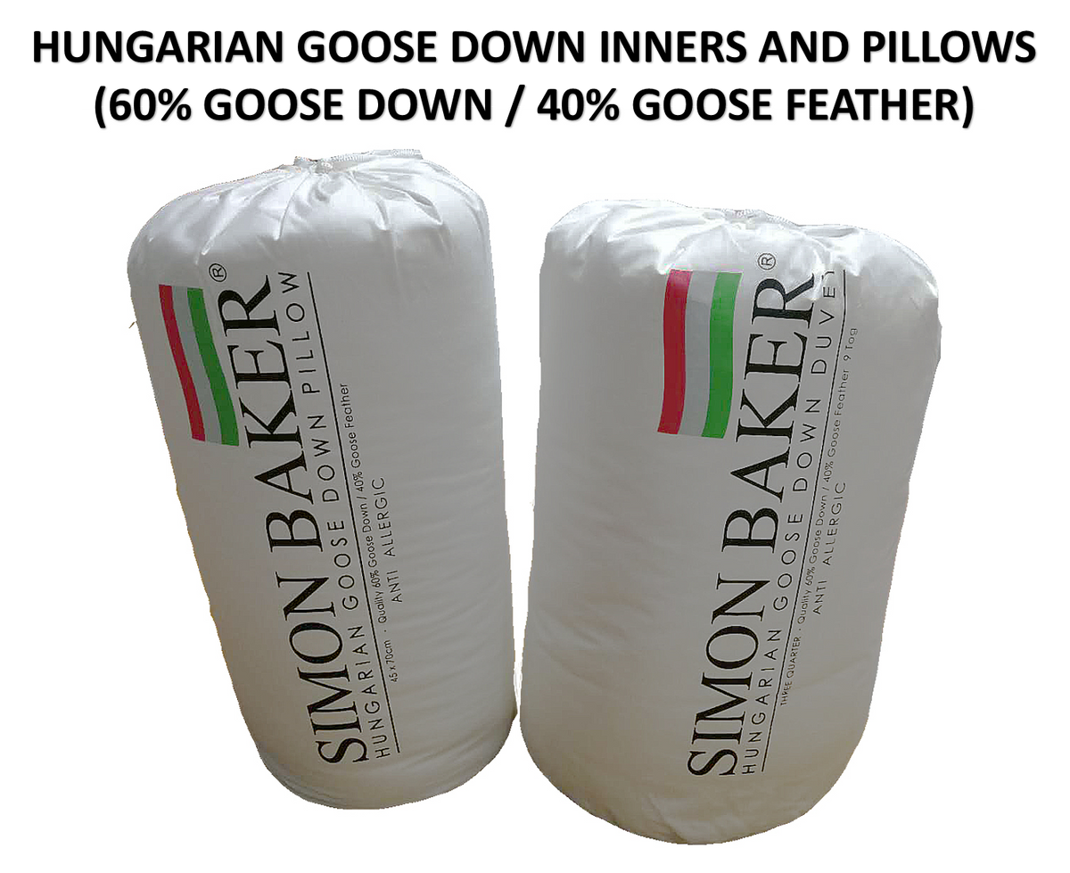 Simon Baker | Hungarian Goose Down Duvet Inner - Three Quarter (60/40)