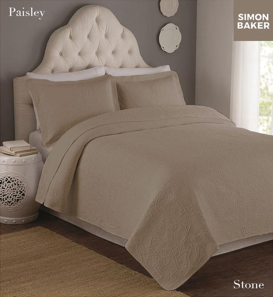 Simon Baker | Paisley Bedspread Stone