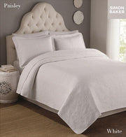 Simon Baker | Paisley Bedspread White