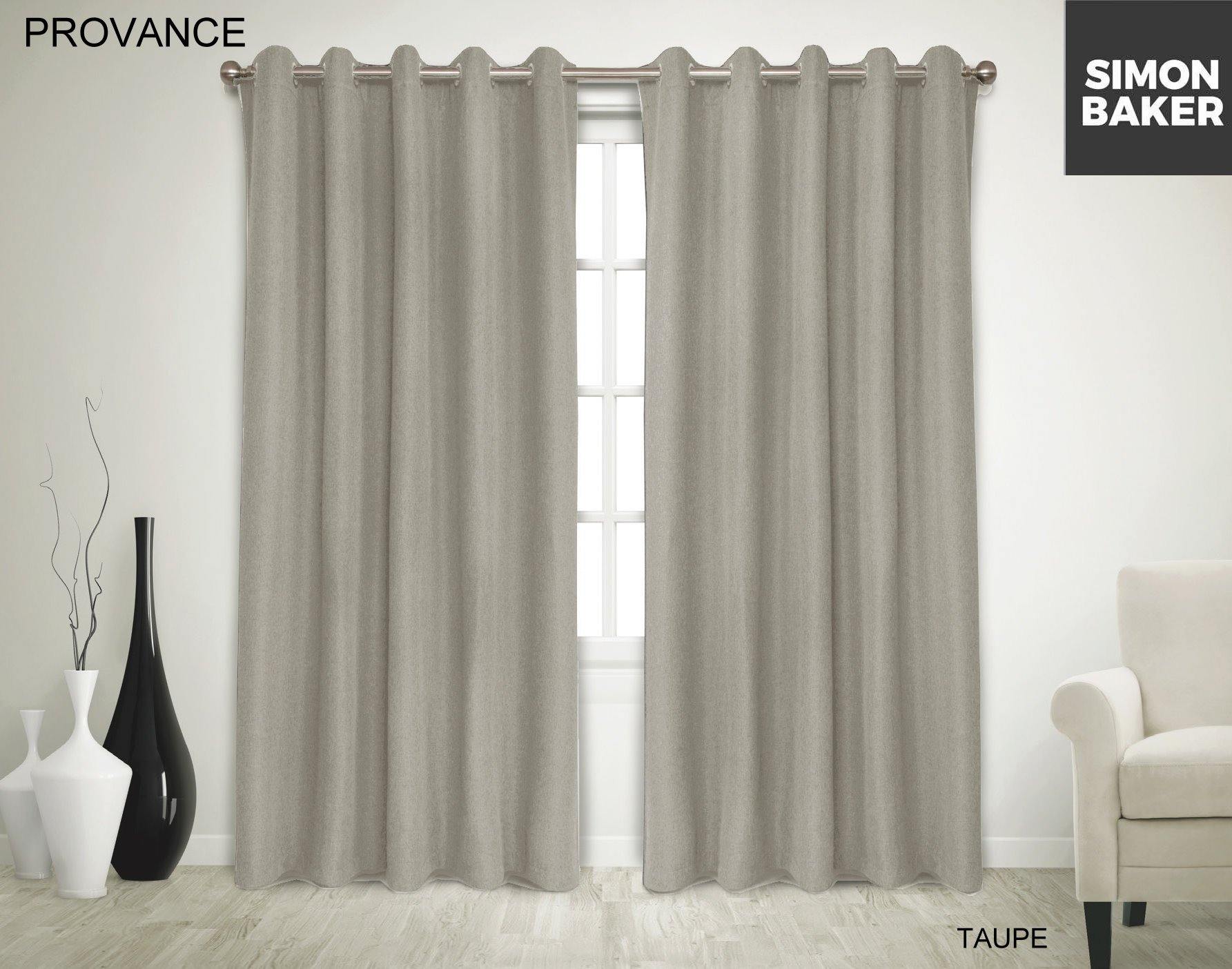Simon Baker | Provance Eyelet Curtain Taupe