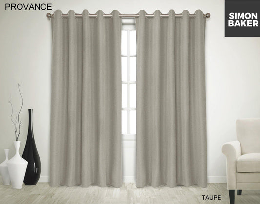 Simon Baker | Provance Eyelet Curtain Taupe