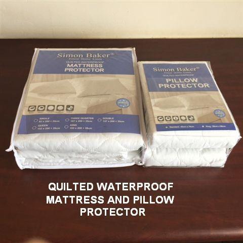 Simon Baker | Quilted Waterproof Mattress XL/XD & Pillow Protectors (Sold Separately)