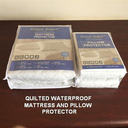 Simon Baker | Quilted Waterproof Mattress XL/XD & Pillow Protectors (Sold Separately)